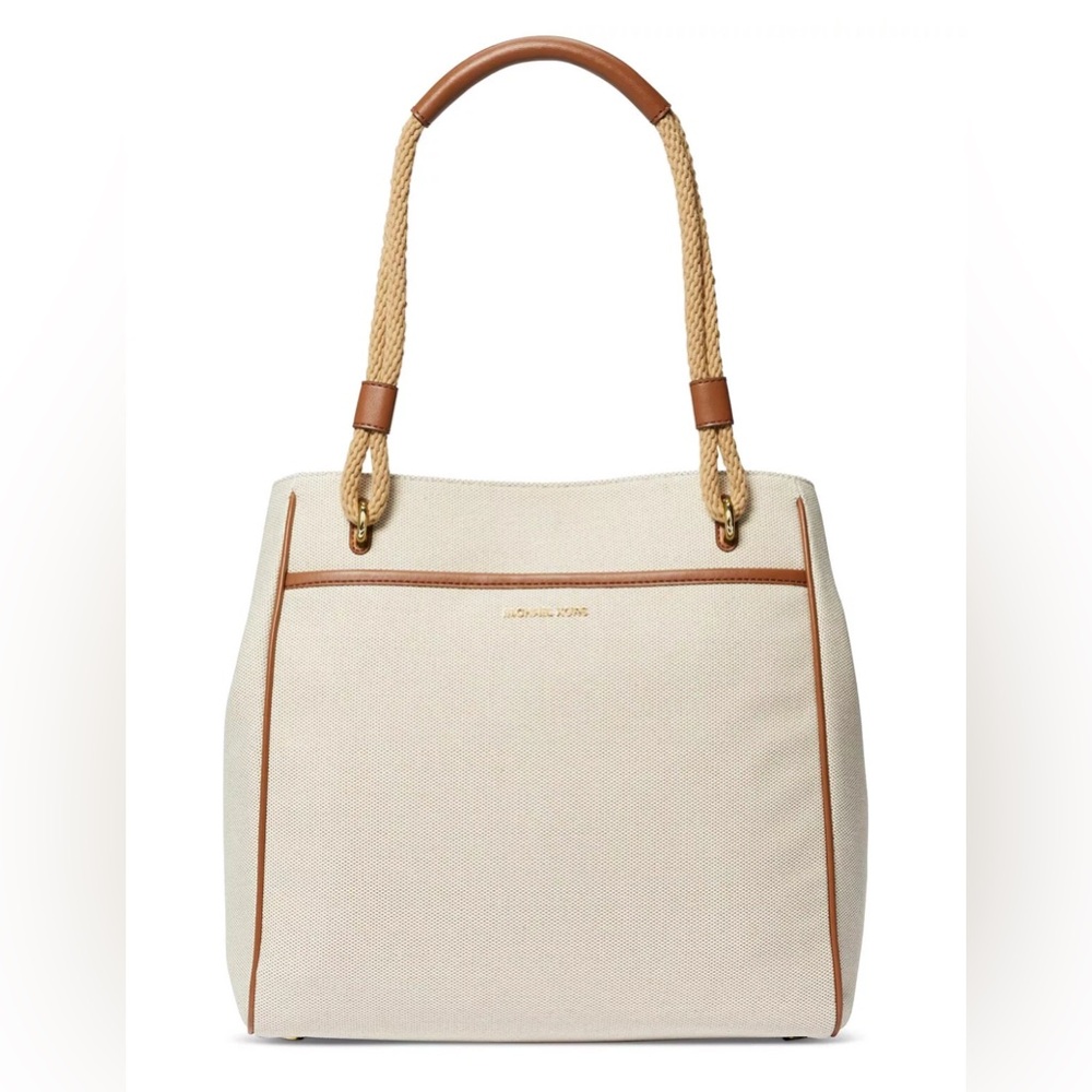 Michael Kors Talia Medium Cotton Grab Bag Tote